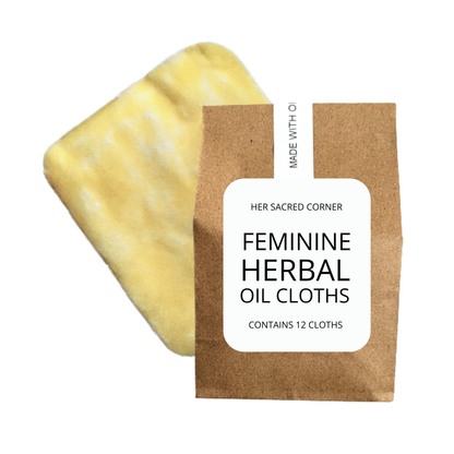 Feminine Herbal Oil Cloths (12pk)