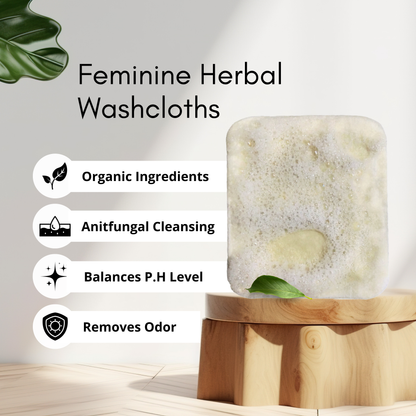 Feminine Herbal Wash Cloths (12pk)